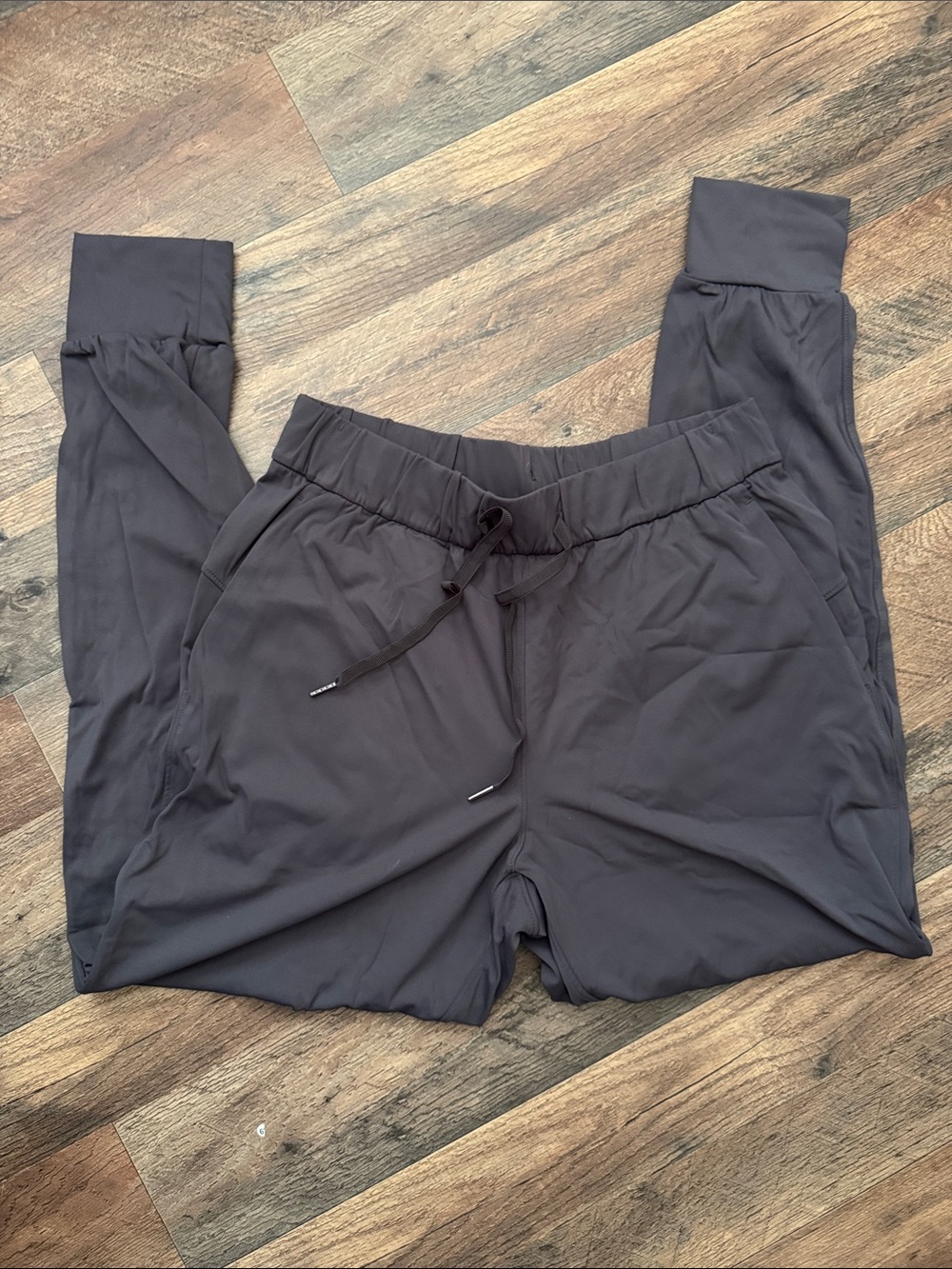 Santiny Lightweight Gray Jogger Pants with Drawstring Size Medium